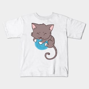 Kawaii Cat Kids T-Shirt